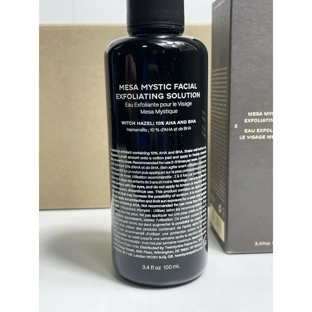 TwentyNine Palms Mira Luna Eye Cream .42 oz & Mesa Exfoliating Solution 3.4fl Oz